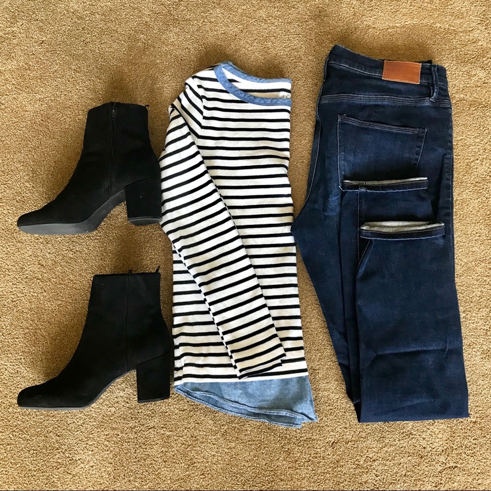 Loft | striped long sleeve top